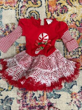Christmas cane Rare, Too dress